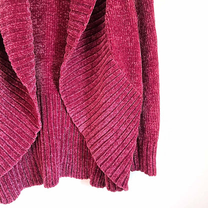 a new day chenille cocoon cardigan - size small