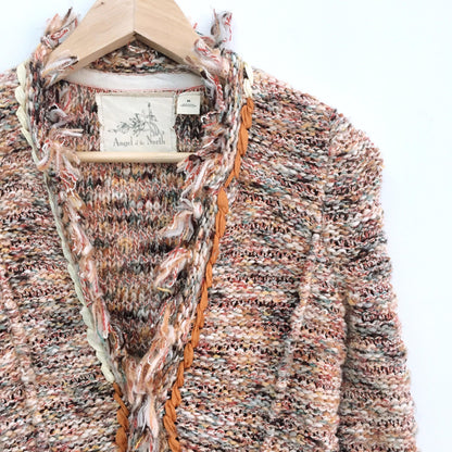 Angel of the North Fringe Cardigan - size xs