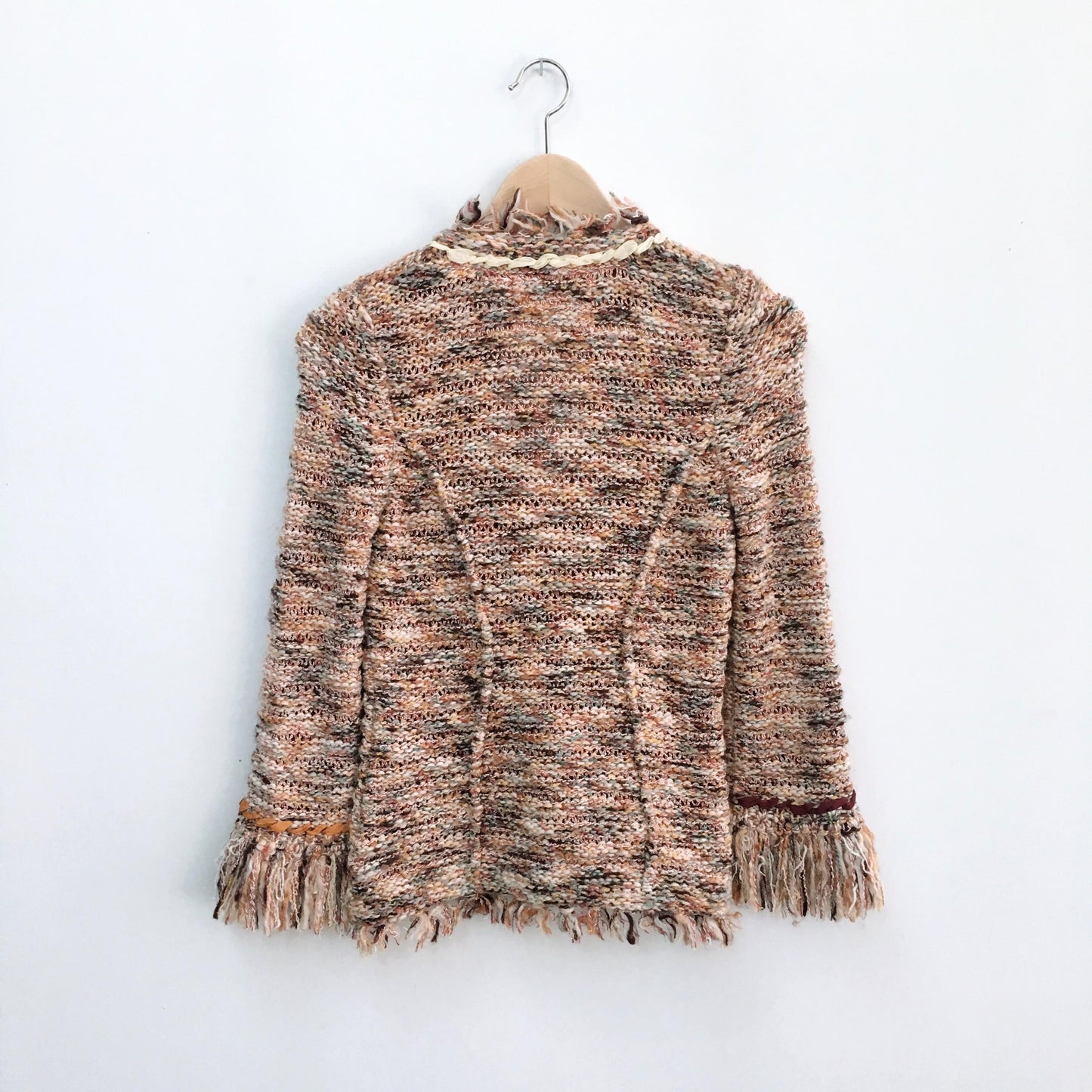 Angel of the North Fringe Cardigan - size xs