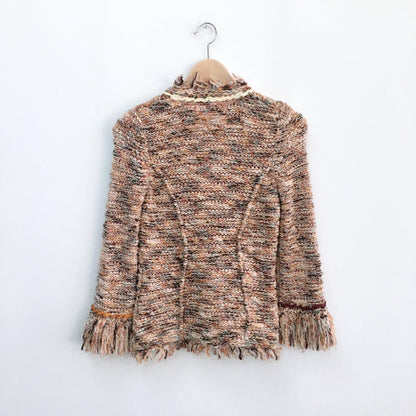 Angel of the North Fringe Cardigan - size xs