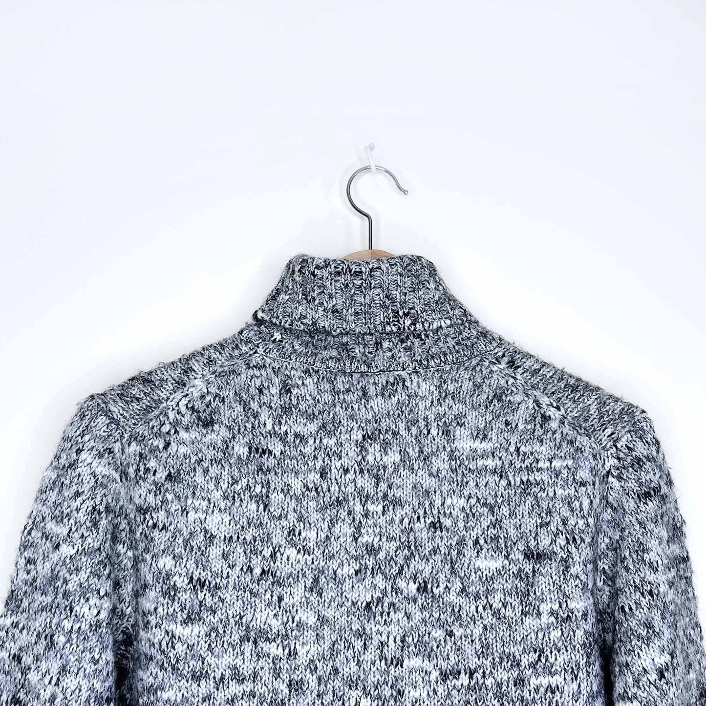 vintage ann taylor wool-blend heather turtleneck - size medium