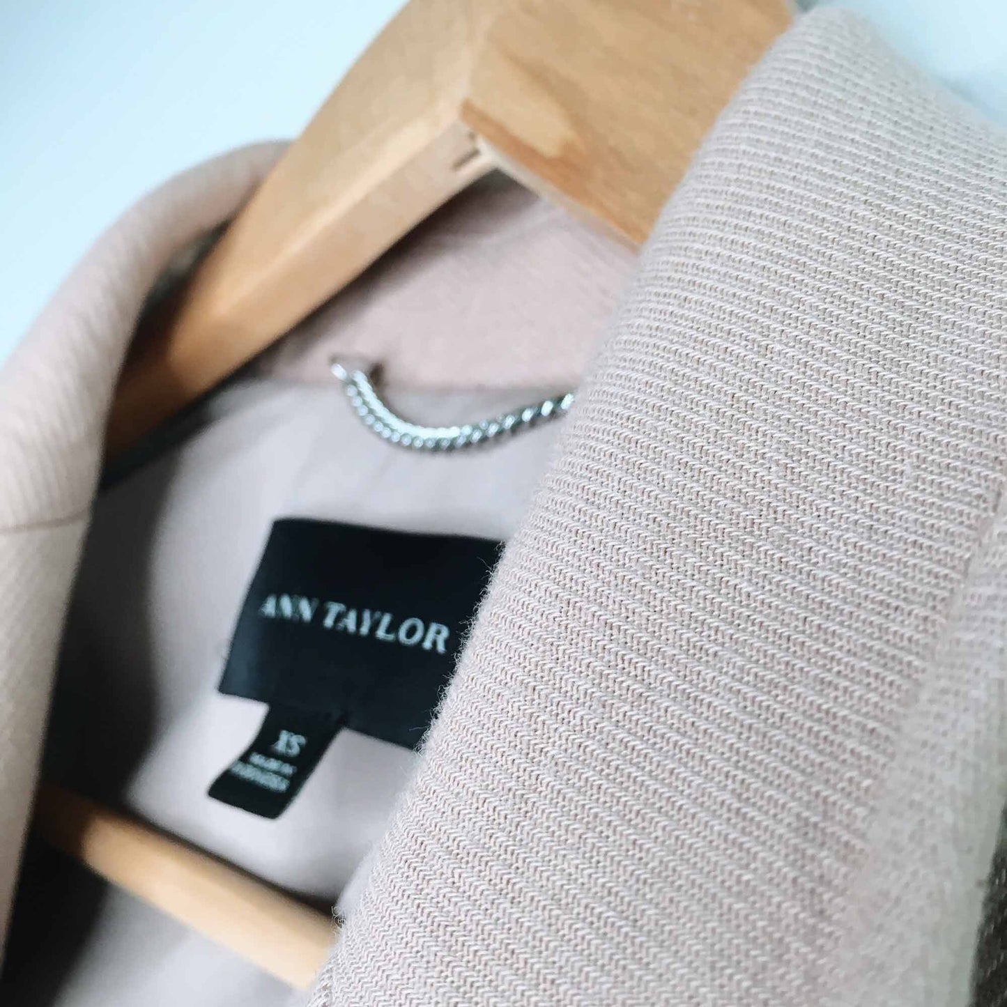 Ann Taylor blush open duster jacket - size xs