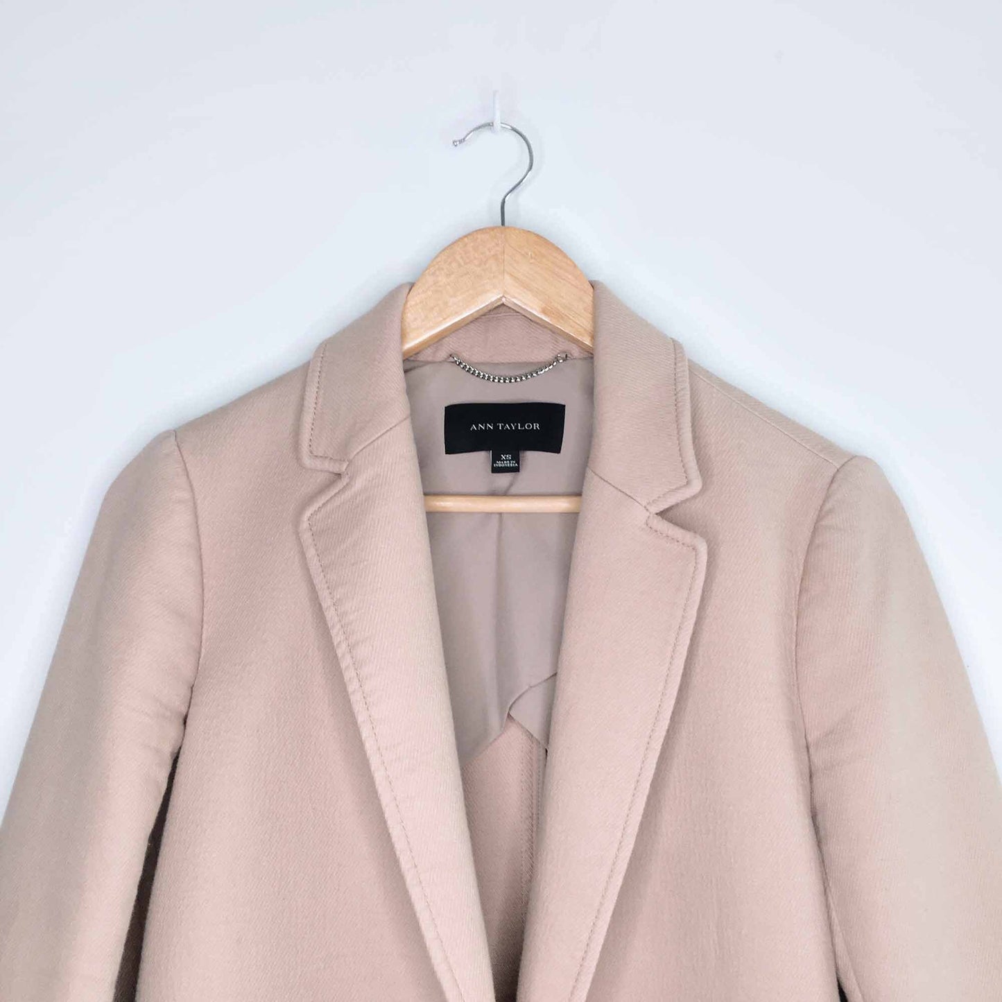 Ann Taylor blush open duster jacket - size xs
