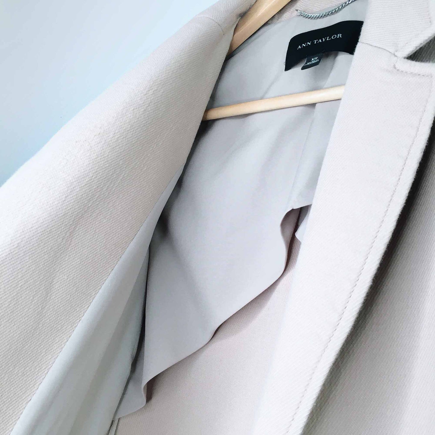Ann Taylor blush open duster jacket - size xs