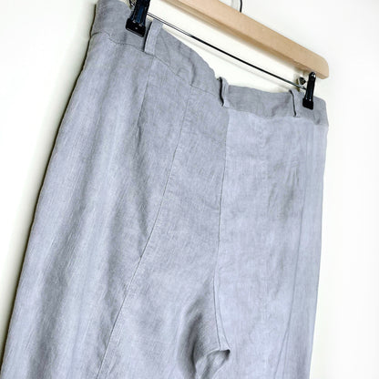 annette gortz 'stick' linen-blend slim pants - size 42