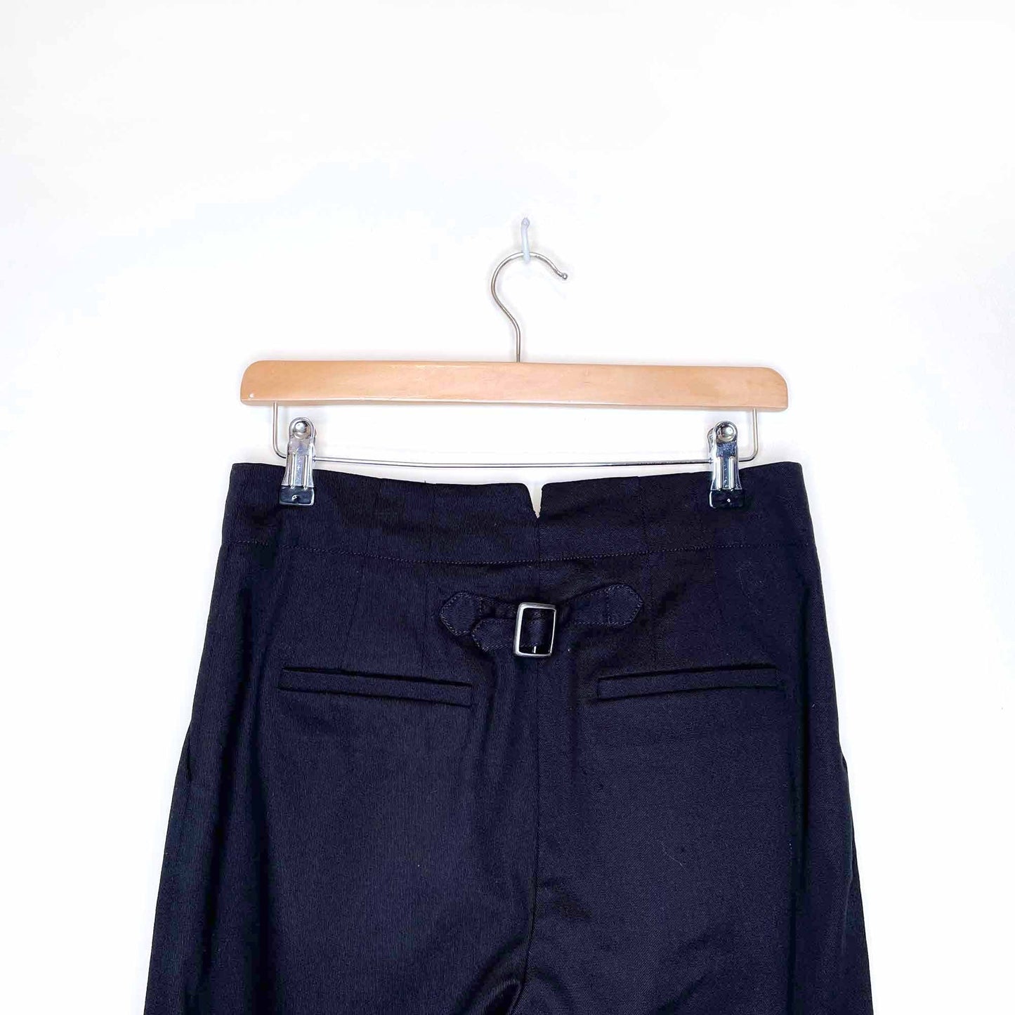 the essential wide leg high rise trouser by anthropologie - size 4