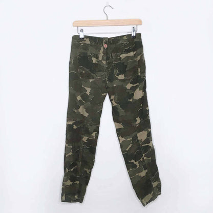 anthropologie camo wanderer utility pants - size 25