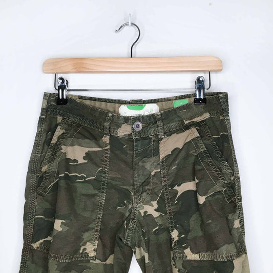 anthropologie camo wanderer utility pants - size 25