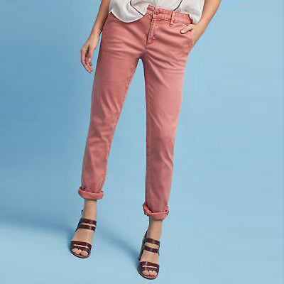 Anthropologie relaxed striped chino - size 28