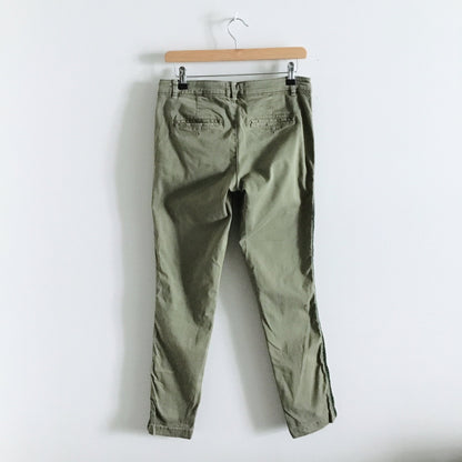 Anthropologie relaxed velvet stripe chino - size 27