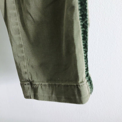 Anthropologie relaxed velvet stripe chino - size 27