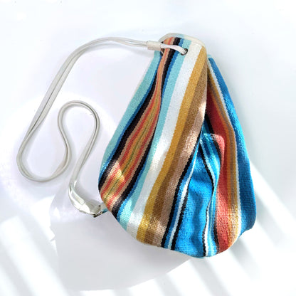 anthropologie aphorism southwestern woven bucket backpack