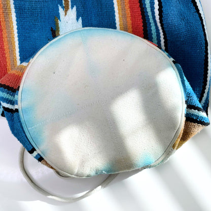 anthropologie aphorism southwestern woven bucket backpack