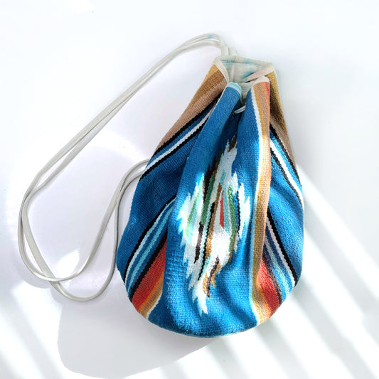 anthropologie aphorism southwestern woven bucket backpack