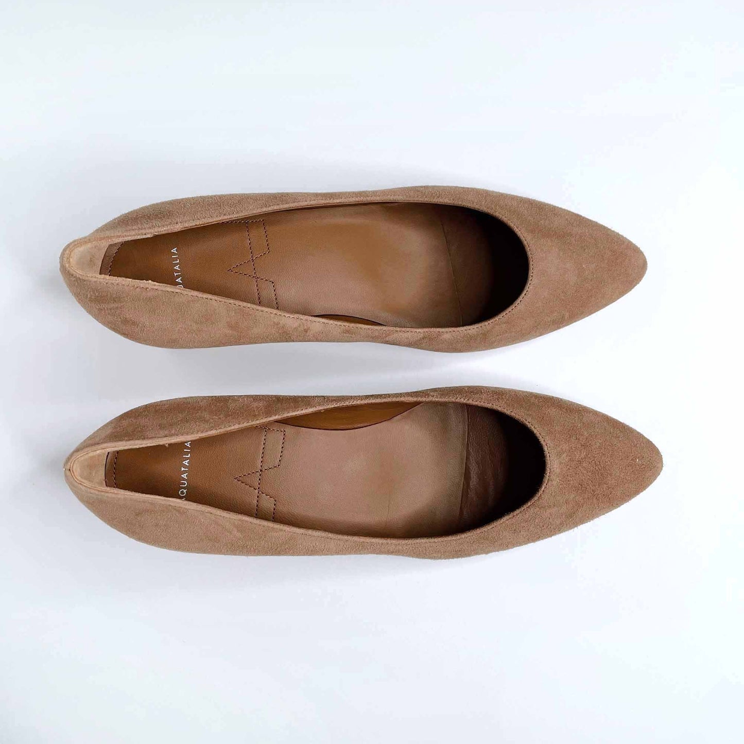 nwot aquatalia pasha suede pumps - size 7