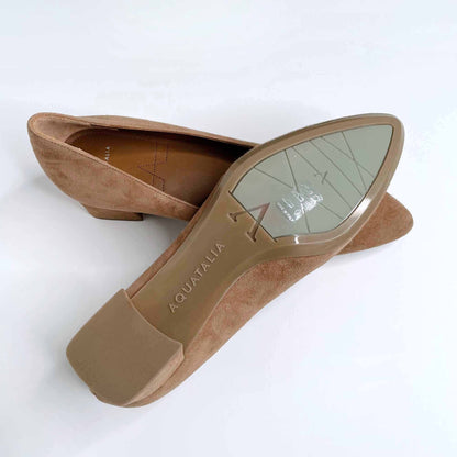 nwot aquatalia pasha suede pumps - size 7