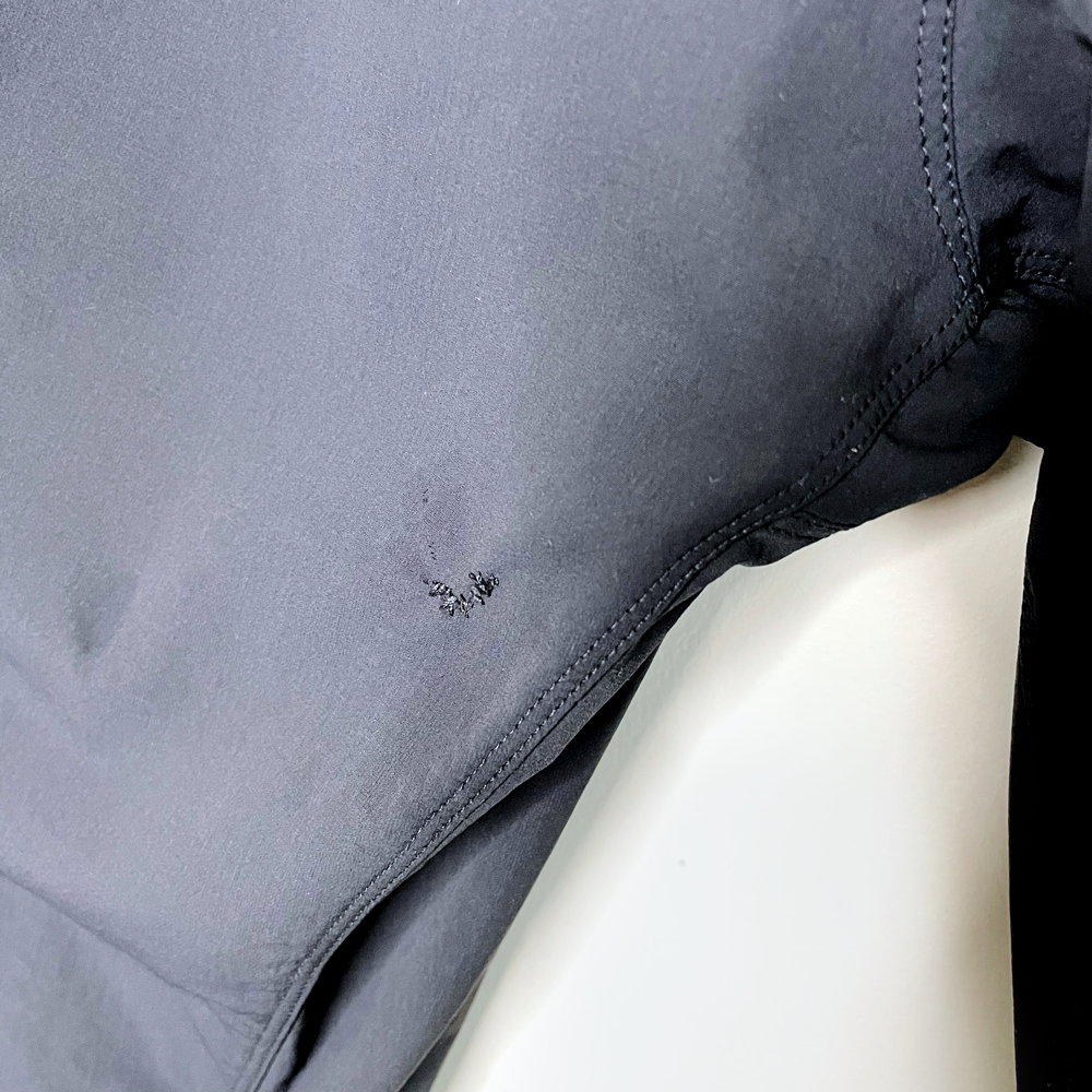 arc'teryx sabria black stretch trek pants - size 8