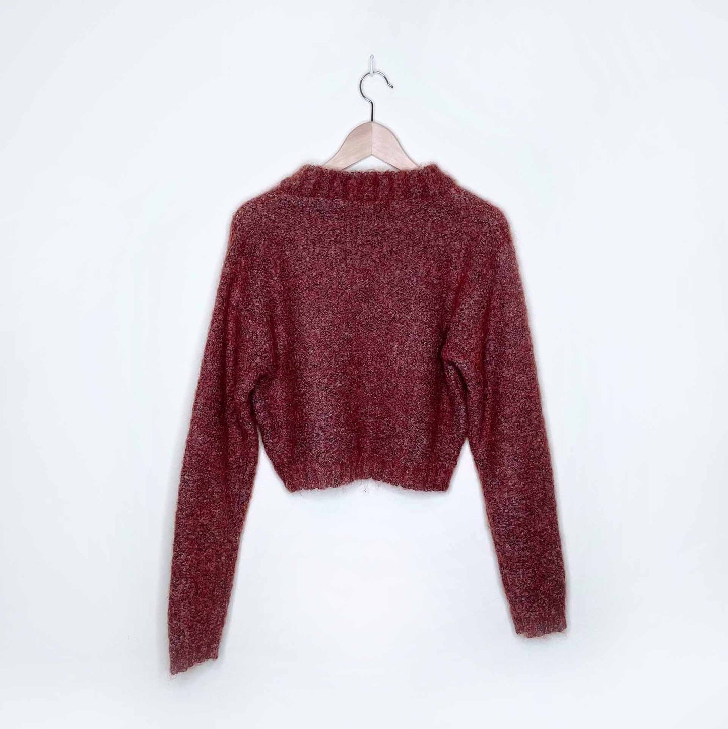 vintage horizon dream cropped wool sweater - size medium