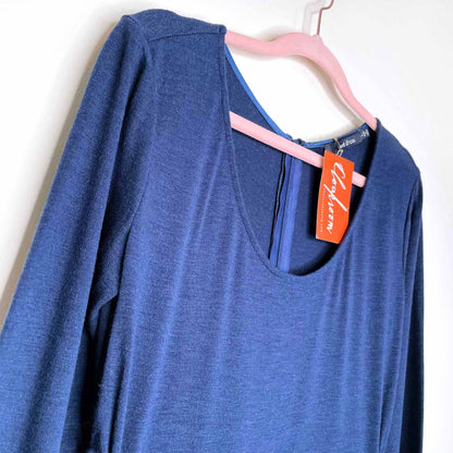 nwt ark & co long sleeve knit maxi dress with cutout sides - size large