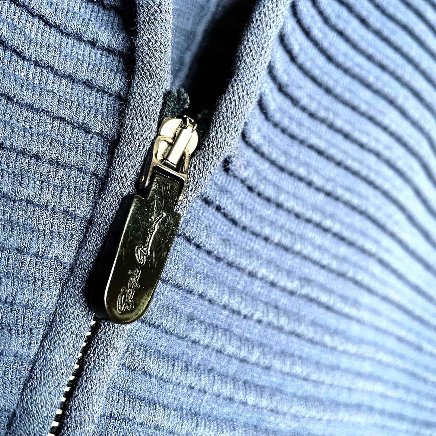 giorgio armani ribbed peplum full zip jacket - size 40