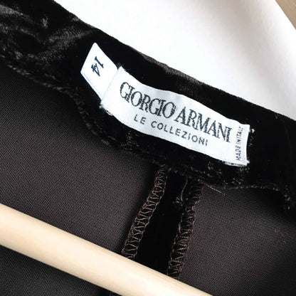 Giorgio Armani velvet button down - size 14