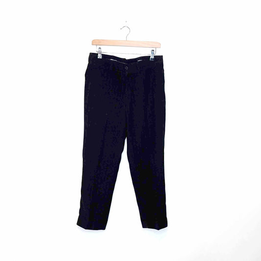 armani collezioni pinstripe tapered trouser - size 30