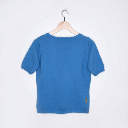 vintage 90's armani jeans short sleeve knit sweater - size small