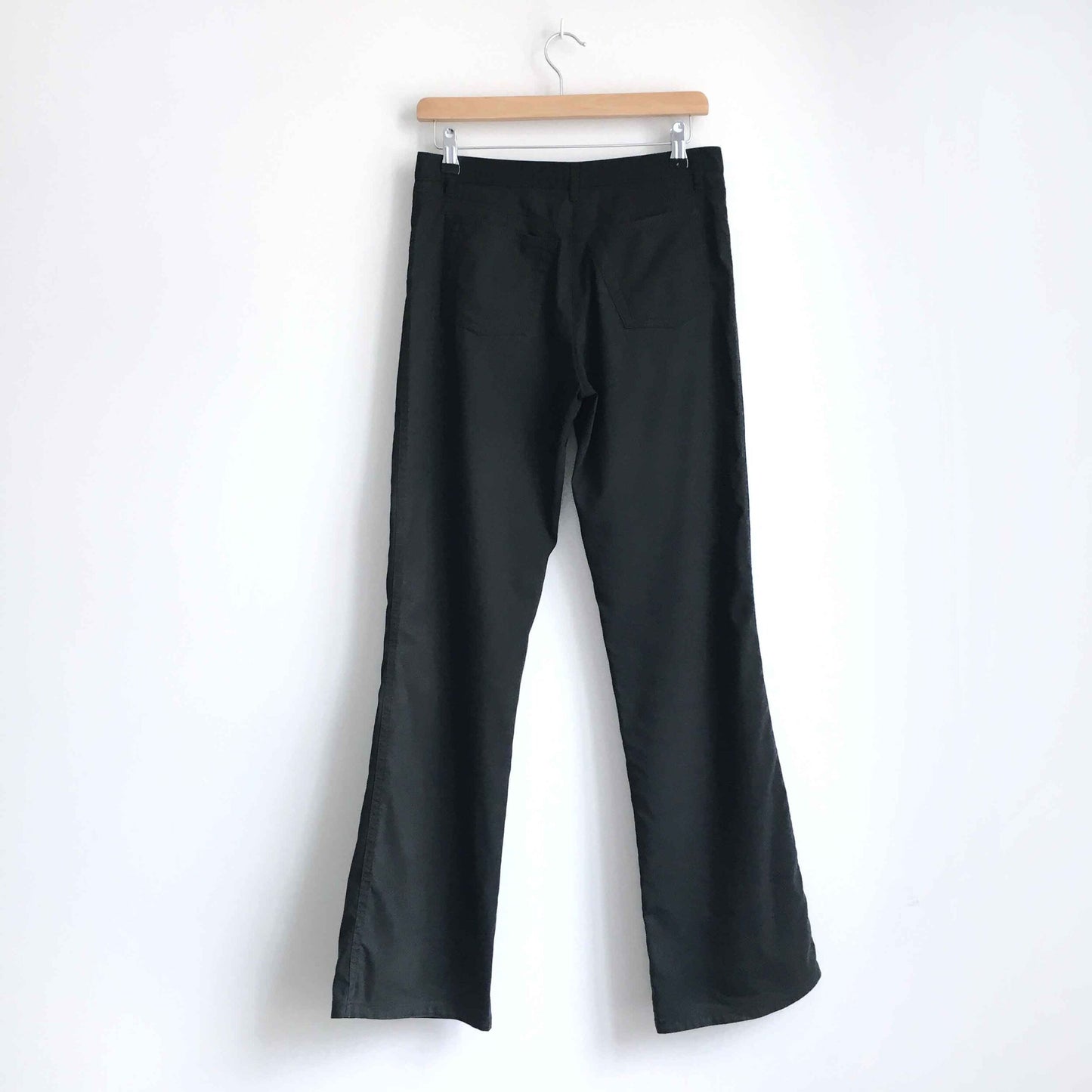 armani collezioni mid-rise straight cut pant - size 4