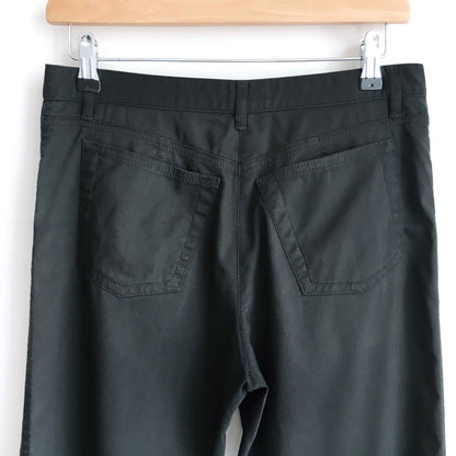 armani collezioni mid-rise straight cut pant - size 4