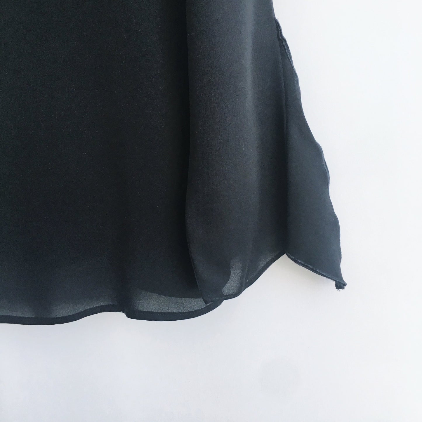 armani collezioni silk blouse with ruffle collar - size 8