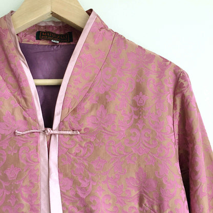 Vintage Asian silk kimono blouse - size XXL