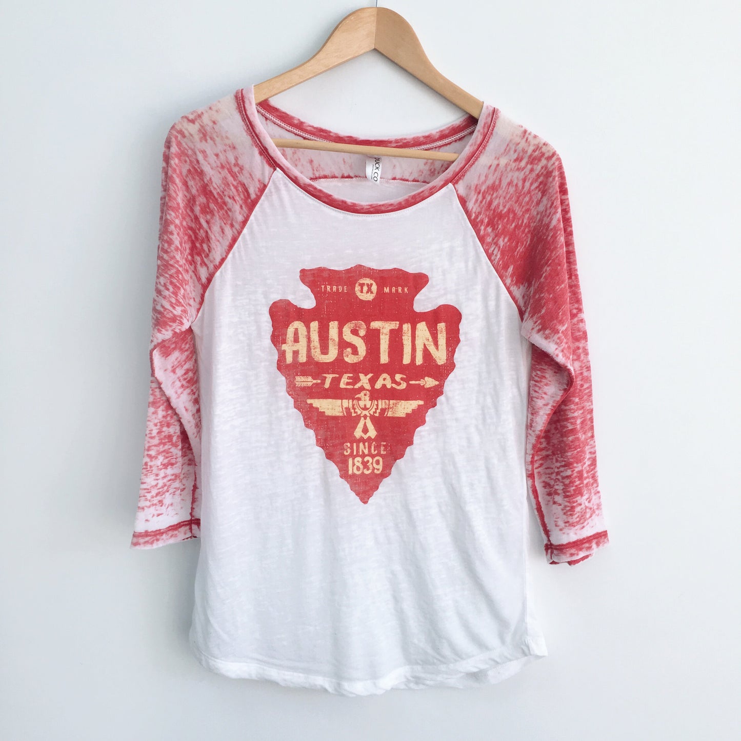 Austin Texas burnout tee - size Small