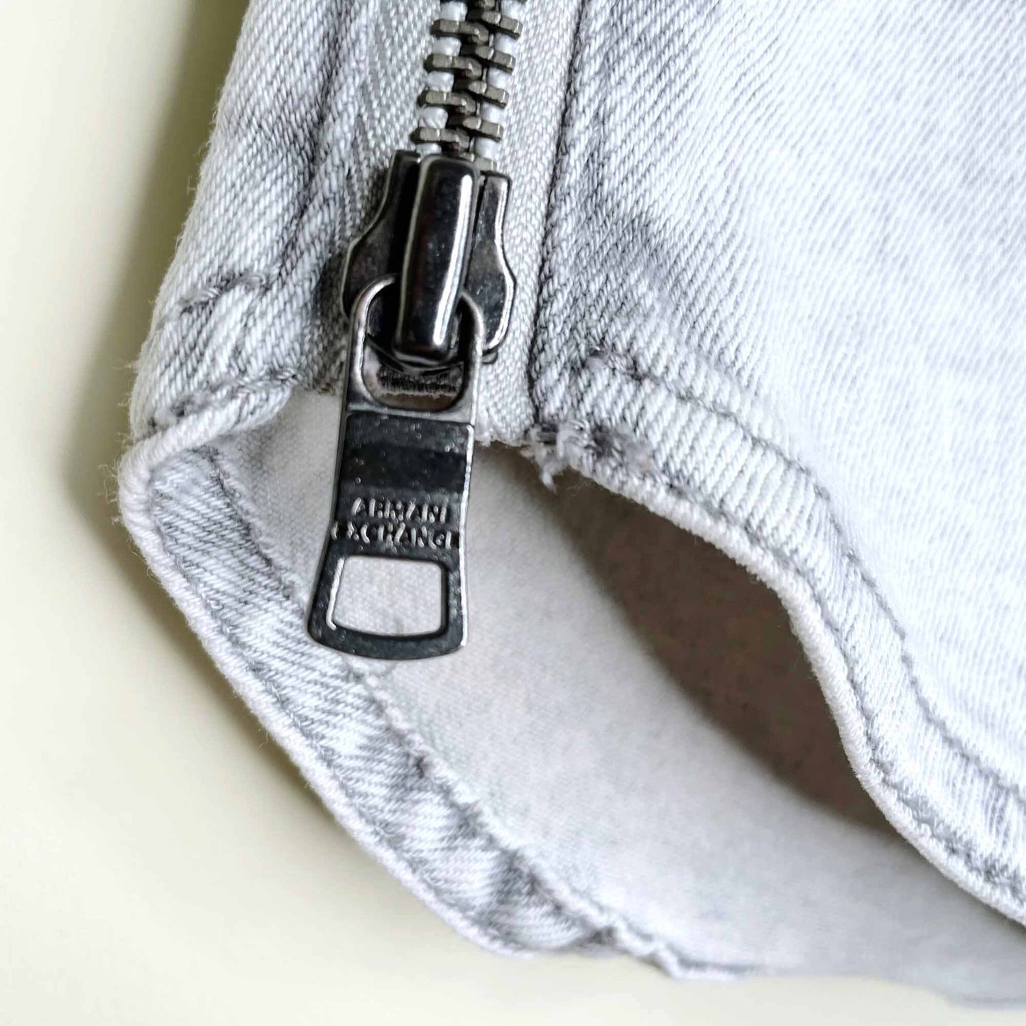 Armani Exchange side zipper denim mini skirt - size 6