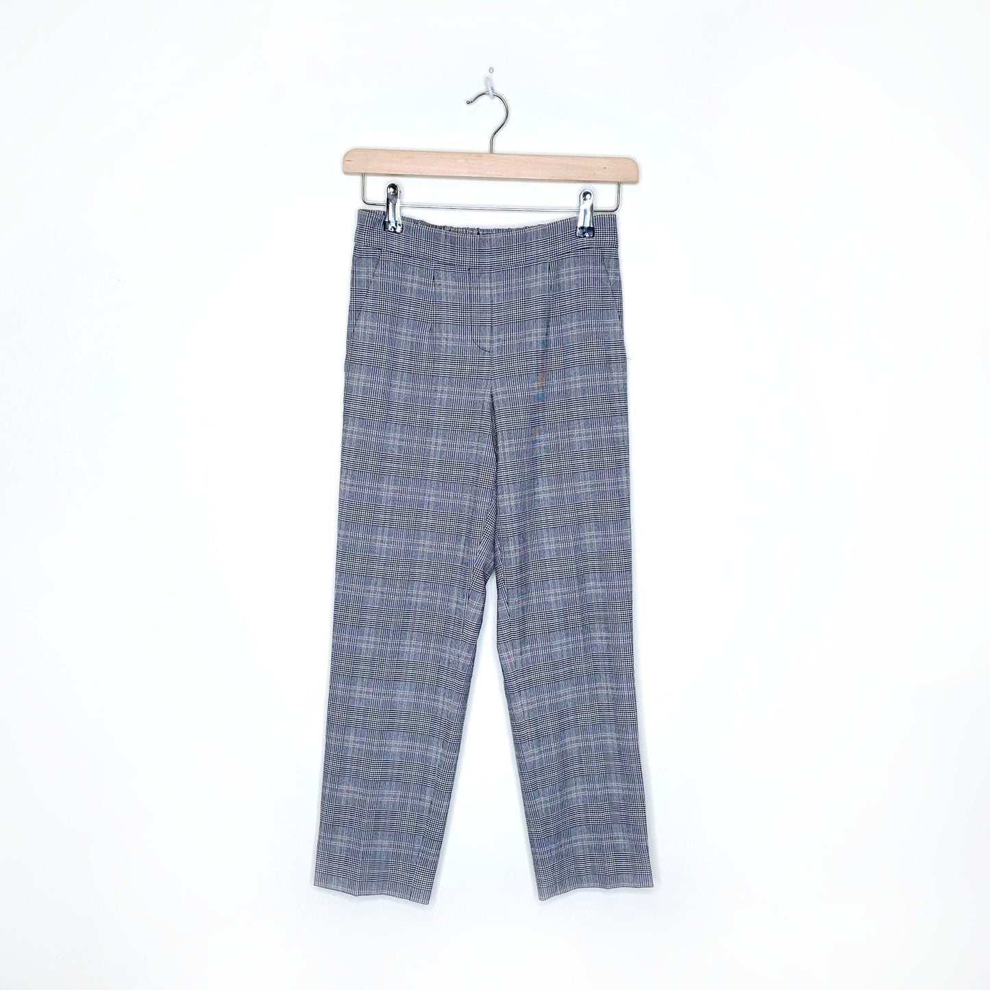 babaton conan check cropped trousers - size 00