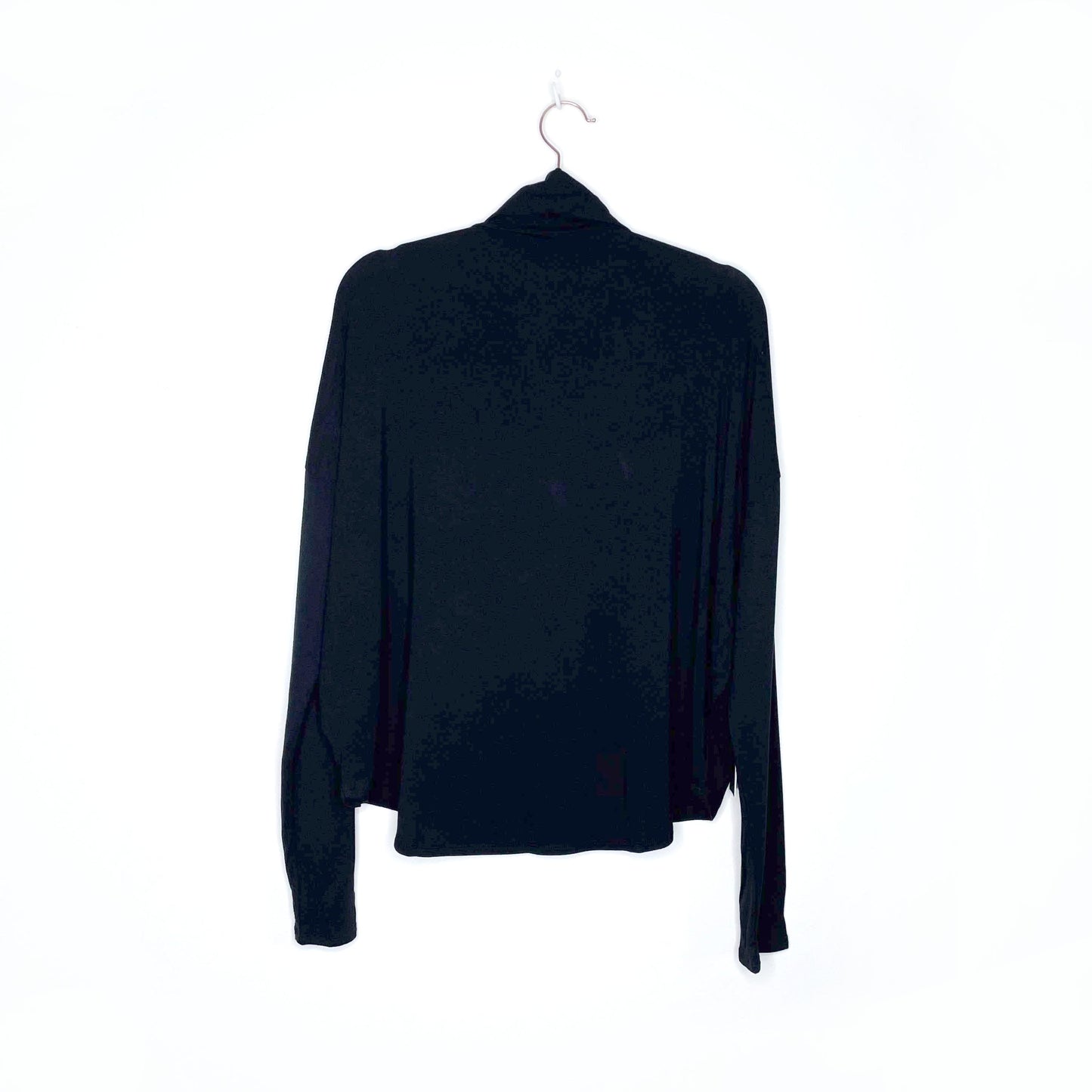 nwt babaton seaton black long sleeve turtleneck - size medium
