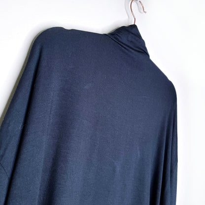 nwt babaton seaton black long sleeve turtleneck - size medium