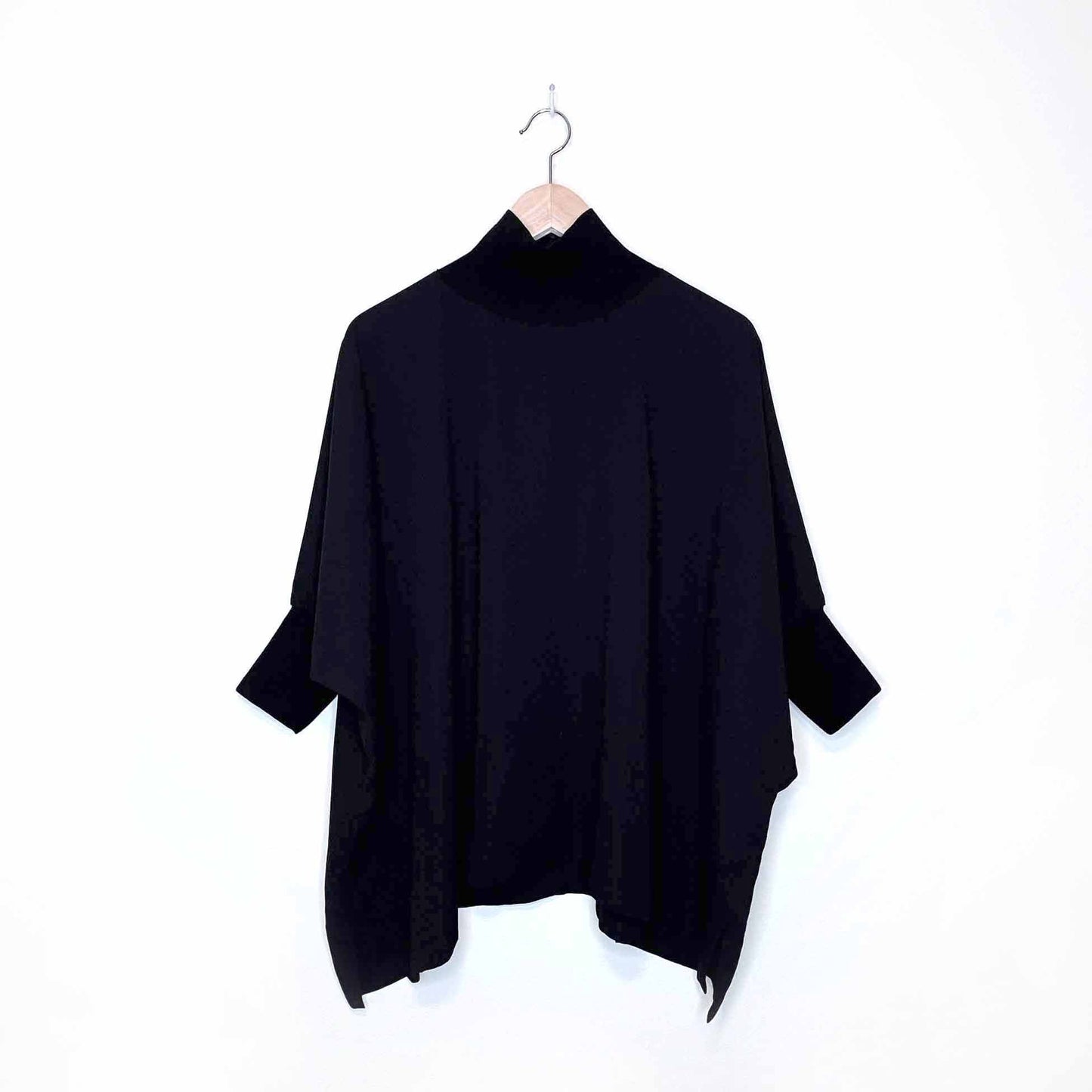 babaton hamish oversized turtleneck blouse - size xs