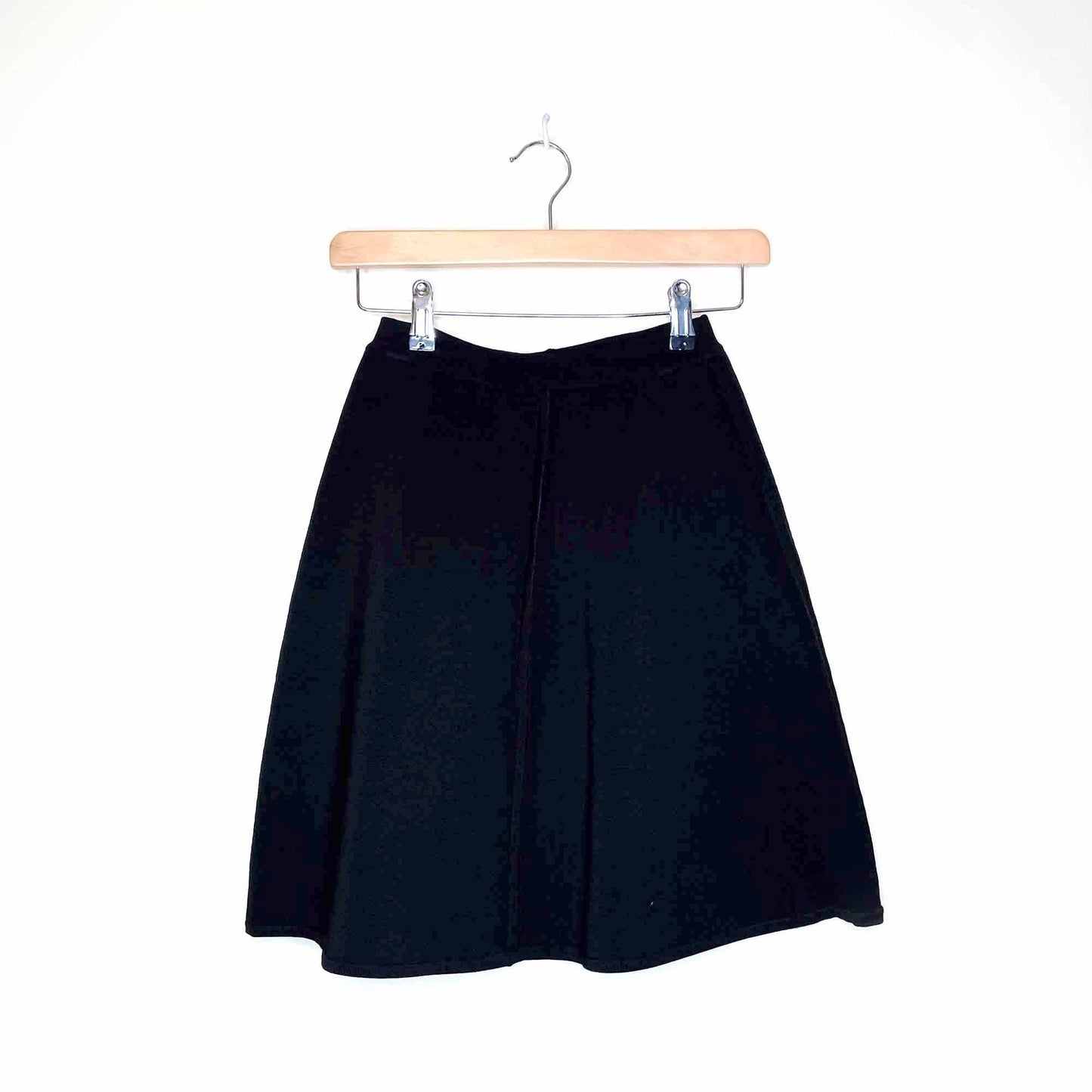 babaton black a line mini skirt - size xs