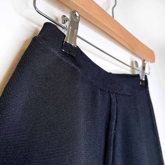 babaton black a line mini skirt - size xs
