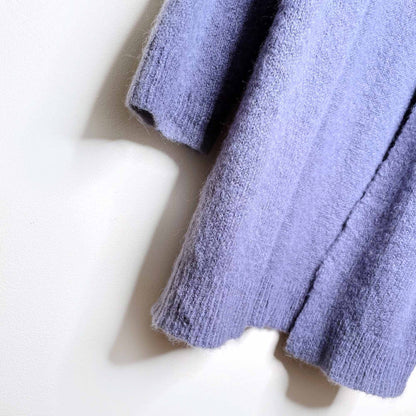 babaton mohair-alpaca long open duster cardigan sweater - size medium