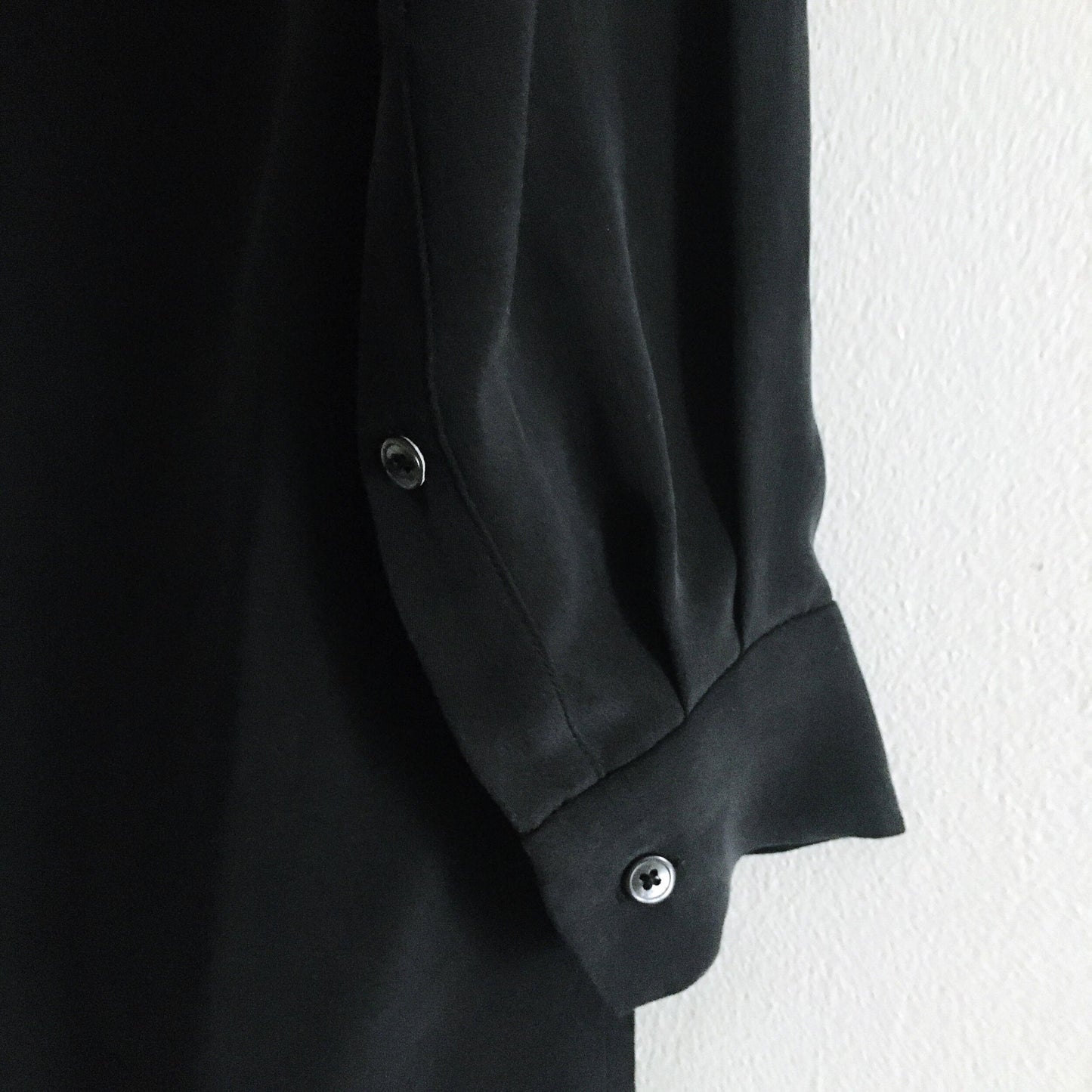 Babaton Oversized Silk Shirt Dress - size xs