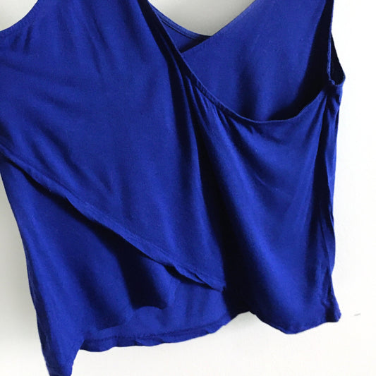 Babaton wrap-back crop tank - size Large