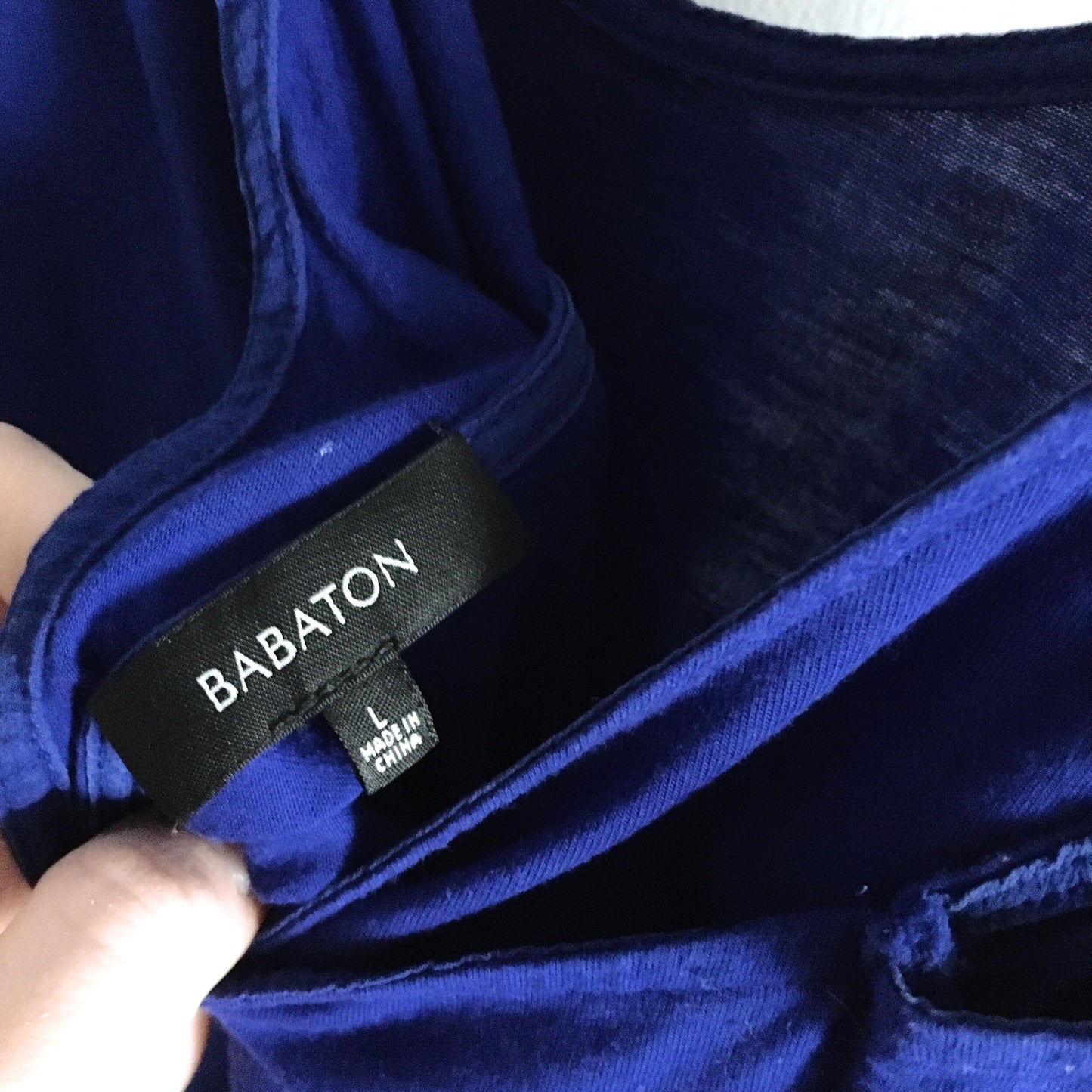 Babaton wrap-back crop tank - size Large