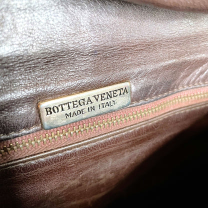 bottega veneta brown leather crossbody purse
