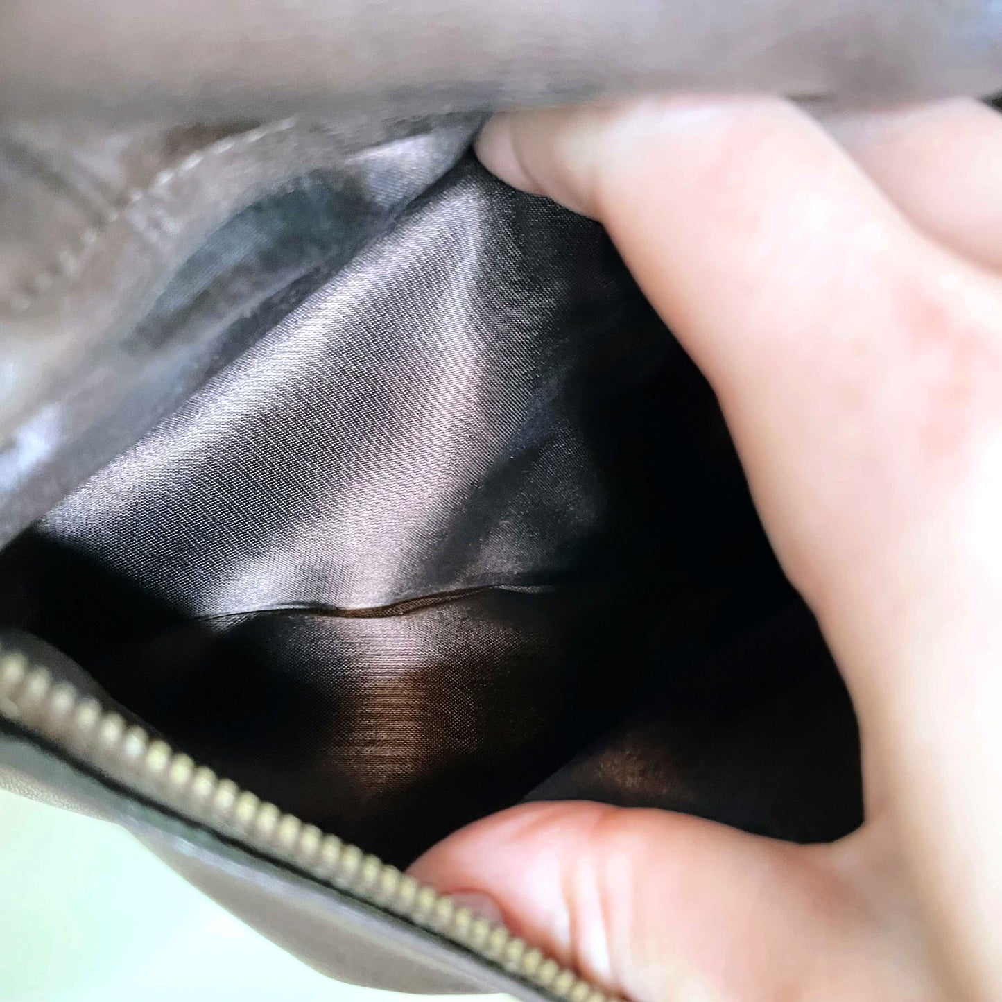 bottega veneta brown leather crossbody purse