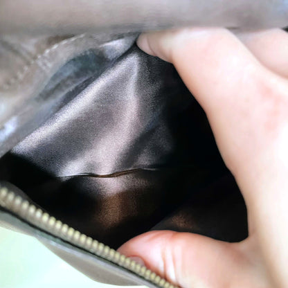 bottega veneta brown leather crossbody purse