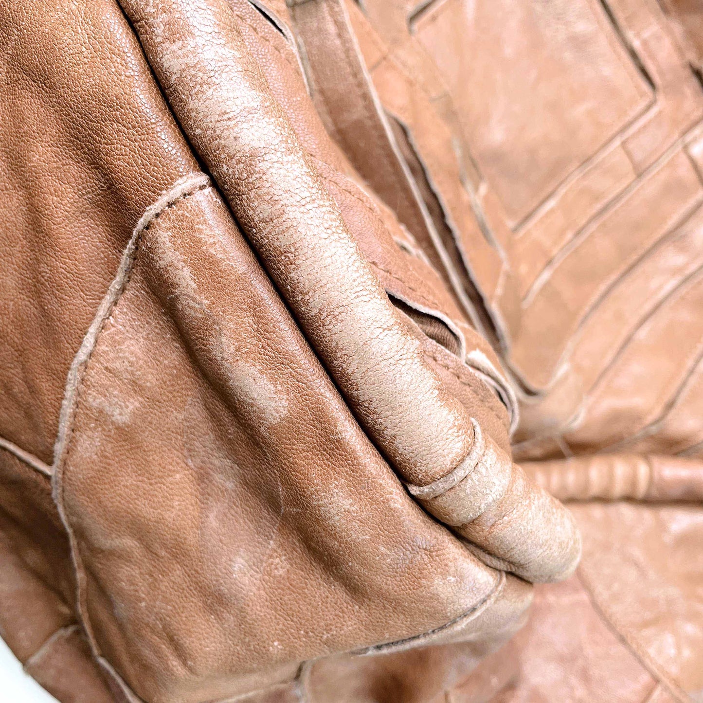 montserrat de lucca benecio diamond leather tote bag