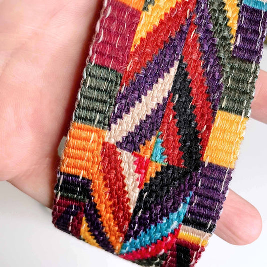 kathy ireland colour block vegan tote bag with boho woven strap