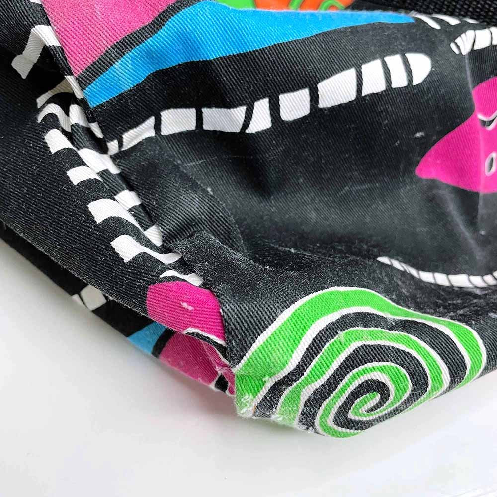 vintage 90's retro nuvo neon duffel bag