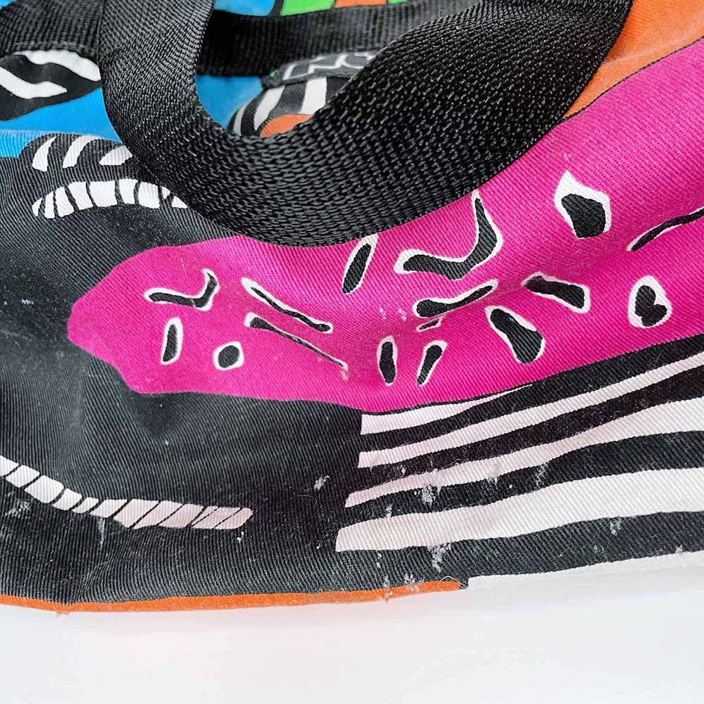 vintage 90's retro nuvo neon duffel bag